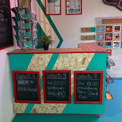 Camere d'aria a new entrance desk with all the information